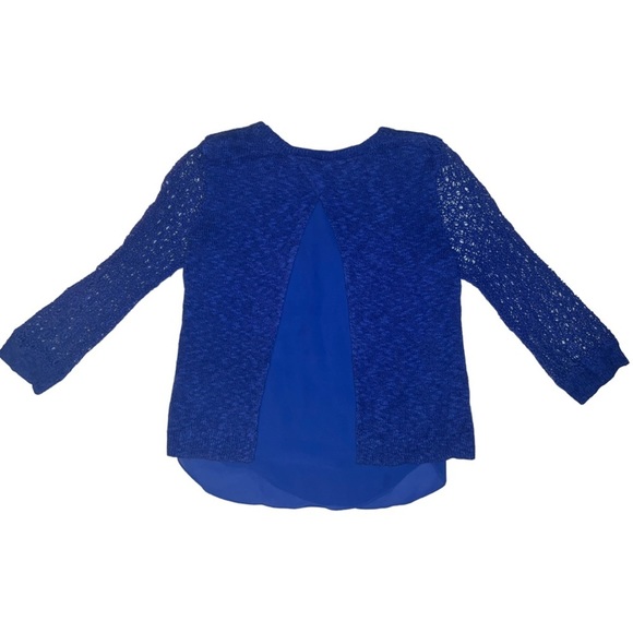 Lucky Brand Cinema Sweater, Size XS, Blue - Picture 8 of 11